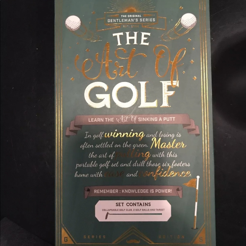 Art of Golf portable putter set